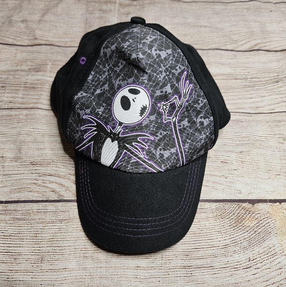 Disney Nightmare Before Christmas Jack Skellington snapback adjustable hat - Picture 1 of 6